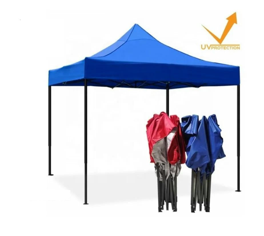 Carpa Toldo 3x3 Plegable Impermeable Con Armazón Azul