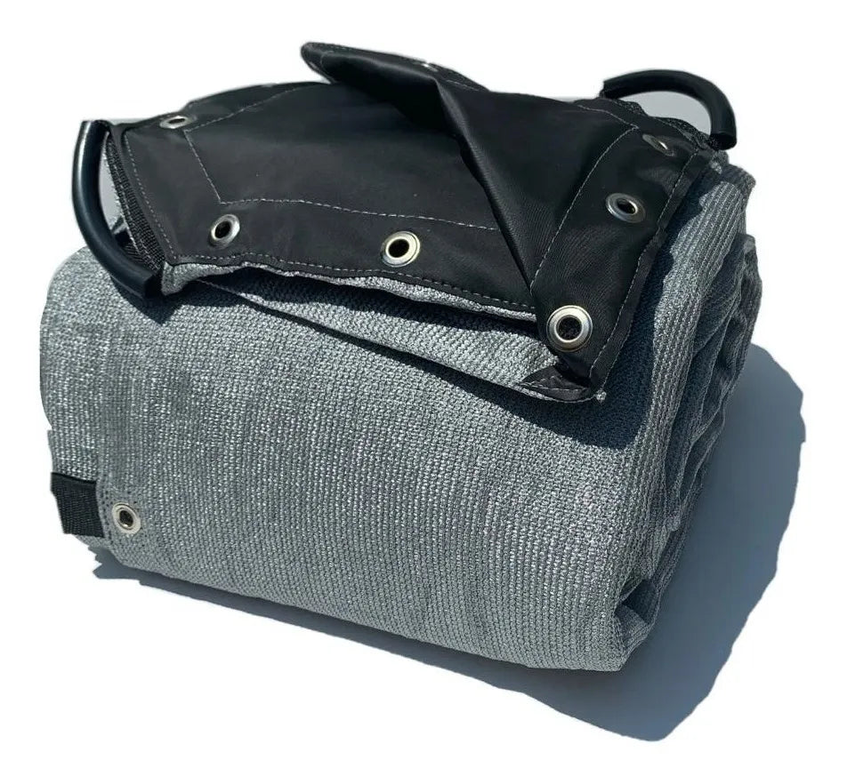 Malla Sombra 6X3 Reforzada lista para colocar 90% sombra