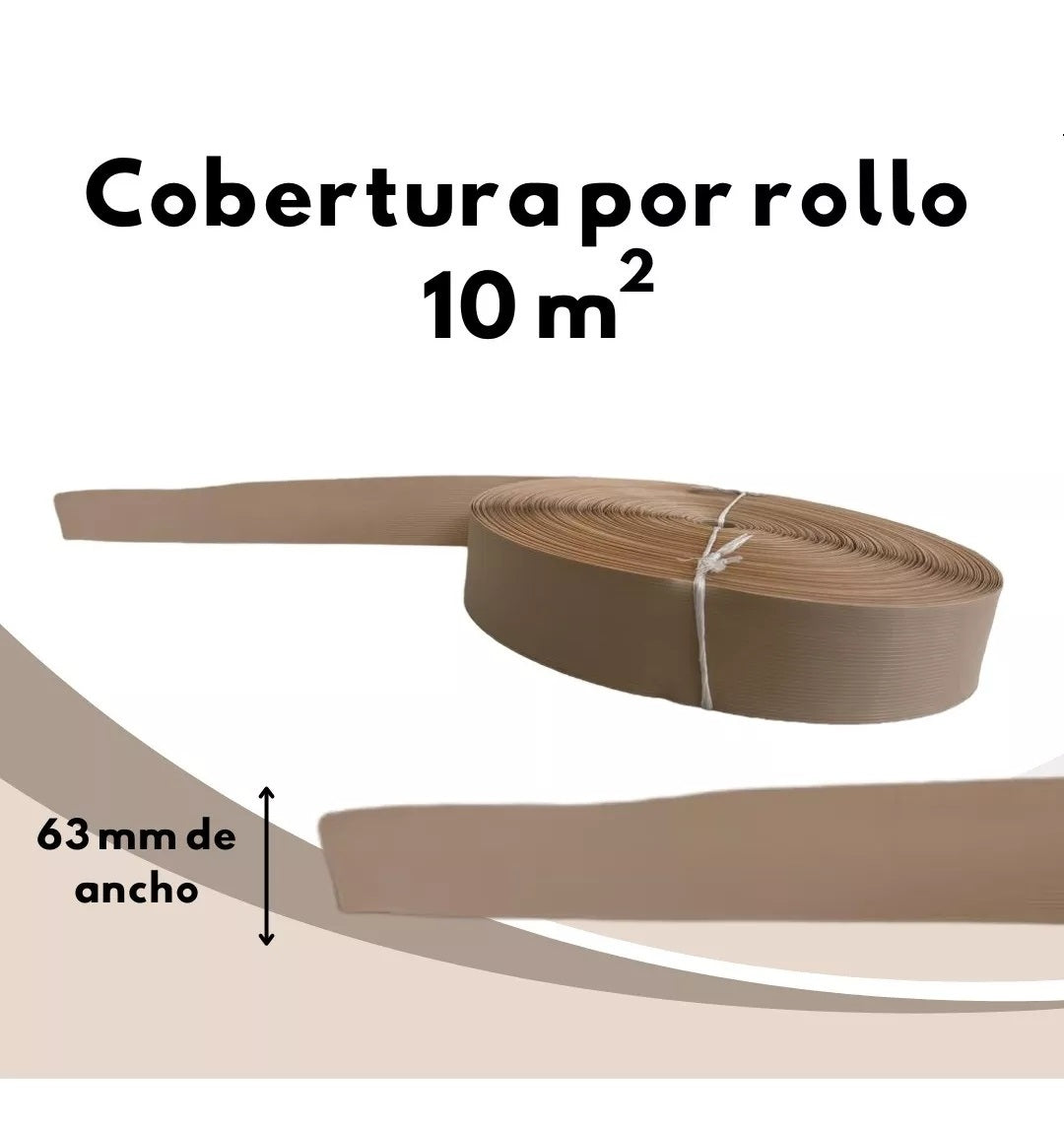 Cinta Rompevientos Plástica Malla Ciclónica Rollo De 10 M2 Beige
