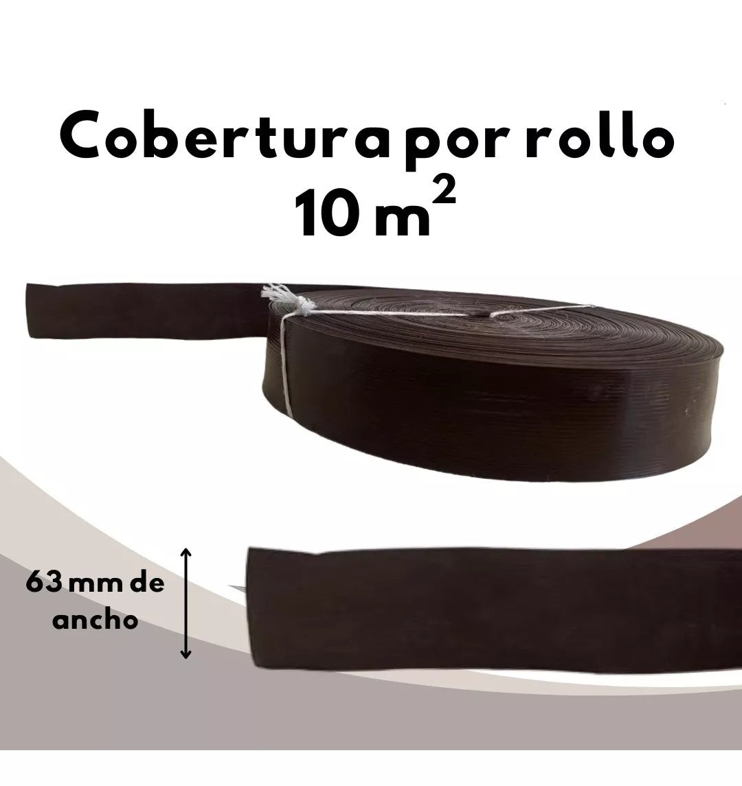 Cinta Rompevientos Plástica Malla Ciclónica Rollo De 10 M2 Cafe- chocolate
