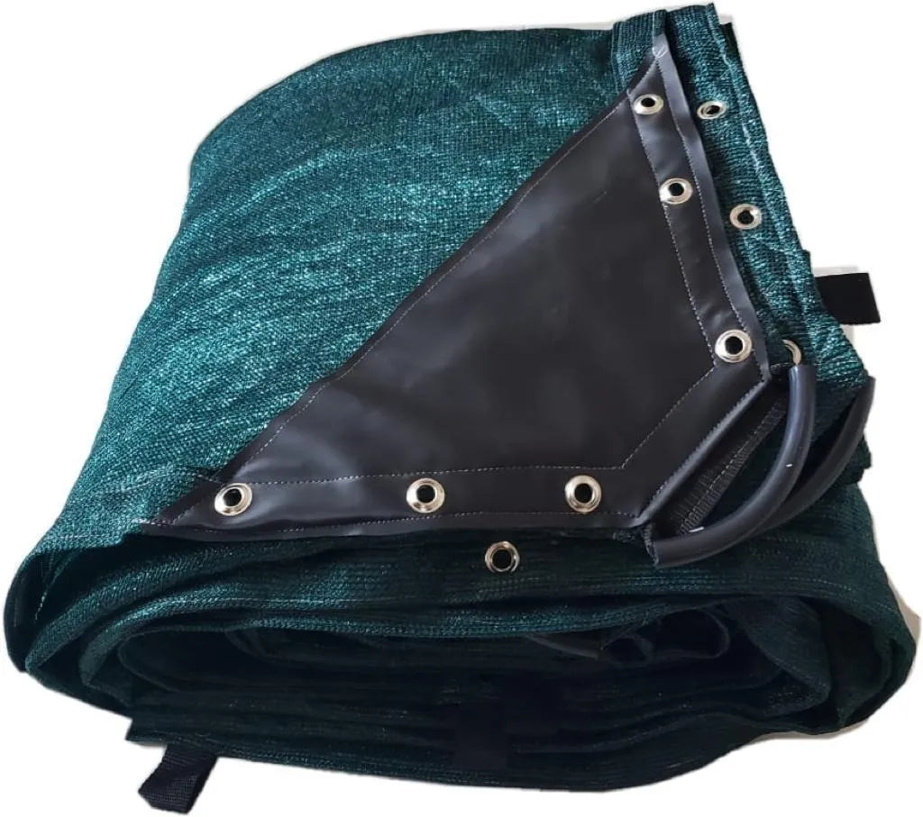 Malla Sombra 5x10 Reforzada lista para colocar 90% sombra