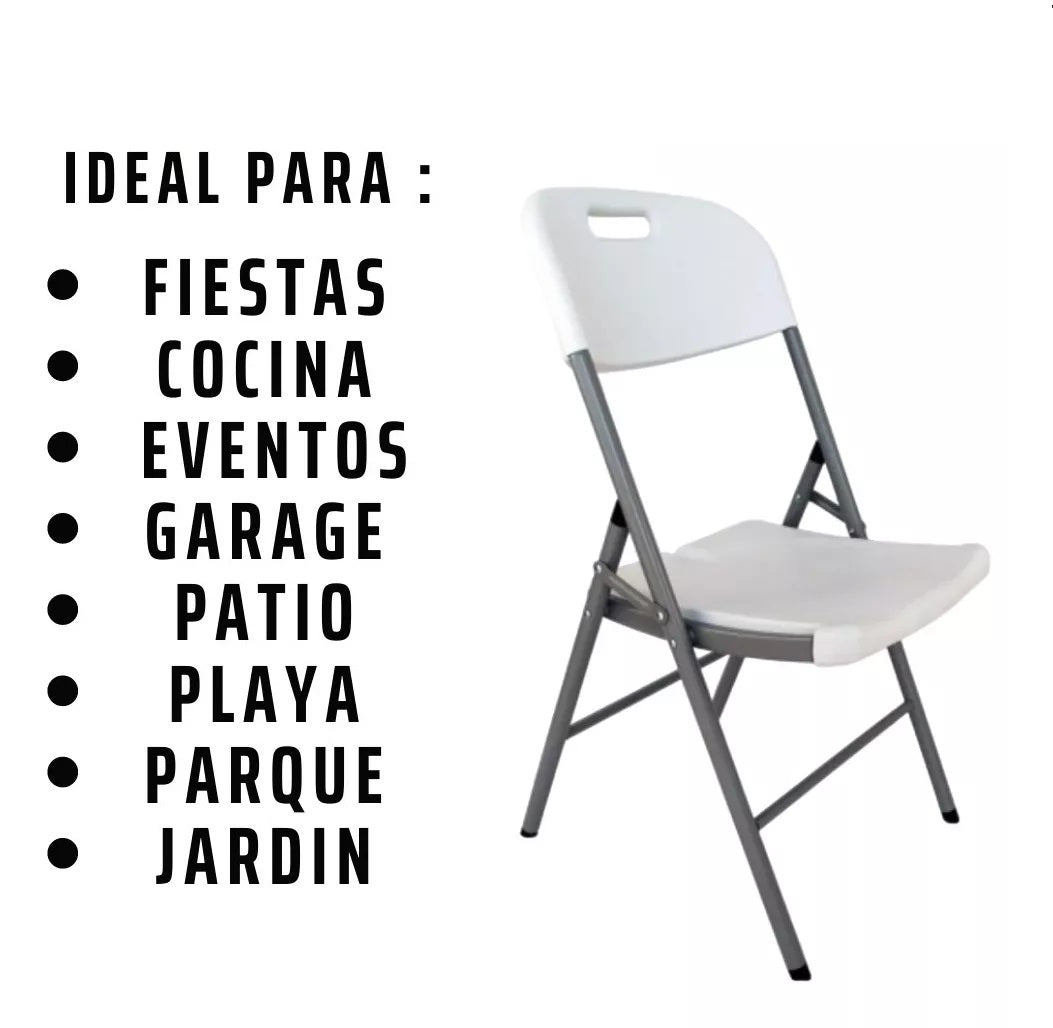 Silla plegables para Jardín, camping, Eventos de uso rudo