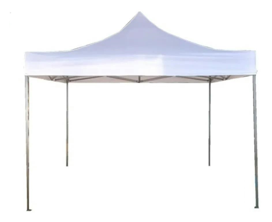 Carpa Toldo 3x3 Plegable Impermeable Con Armazón Blanco