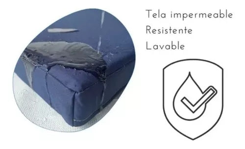 Cama Para Perro Extra Grande Impermeable Resistente 120x95cmx10