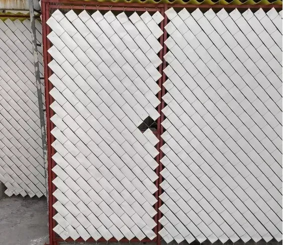 Cinta Rompevientos Plástica Malla Ciclónica Rollo De 10 M2 Blanco