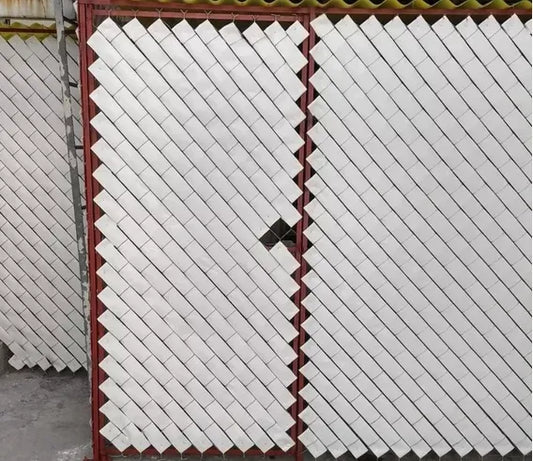 Cinta Rompevientos Plástica Malla Ciclónica Rollo De 10 M2 Blanco