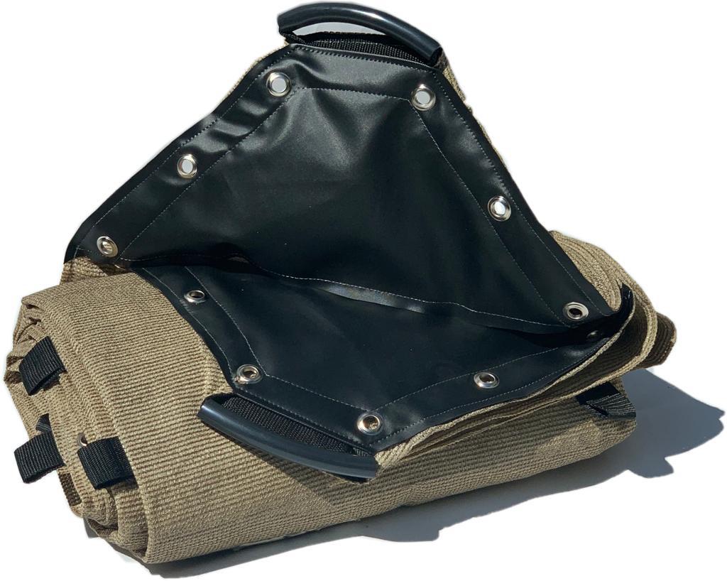 Malla Sombra 5x8 Reforzada lista para colocar 90% sombra